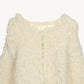 frill hand knit cardigan