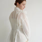 organza ribbon blouse