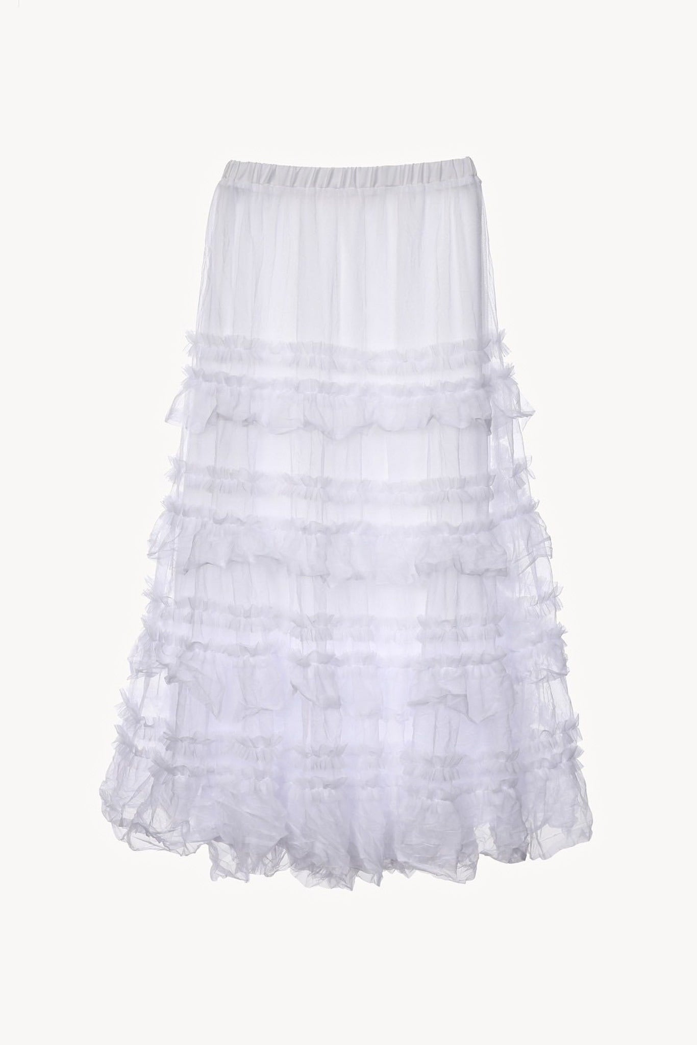 tulle long skirt