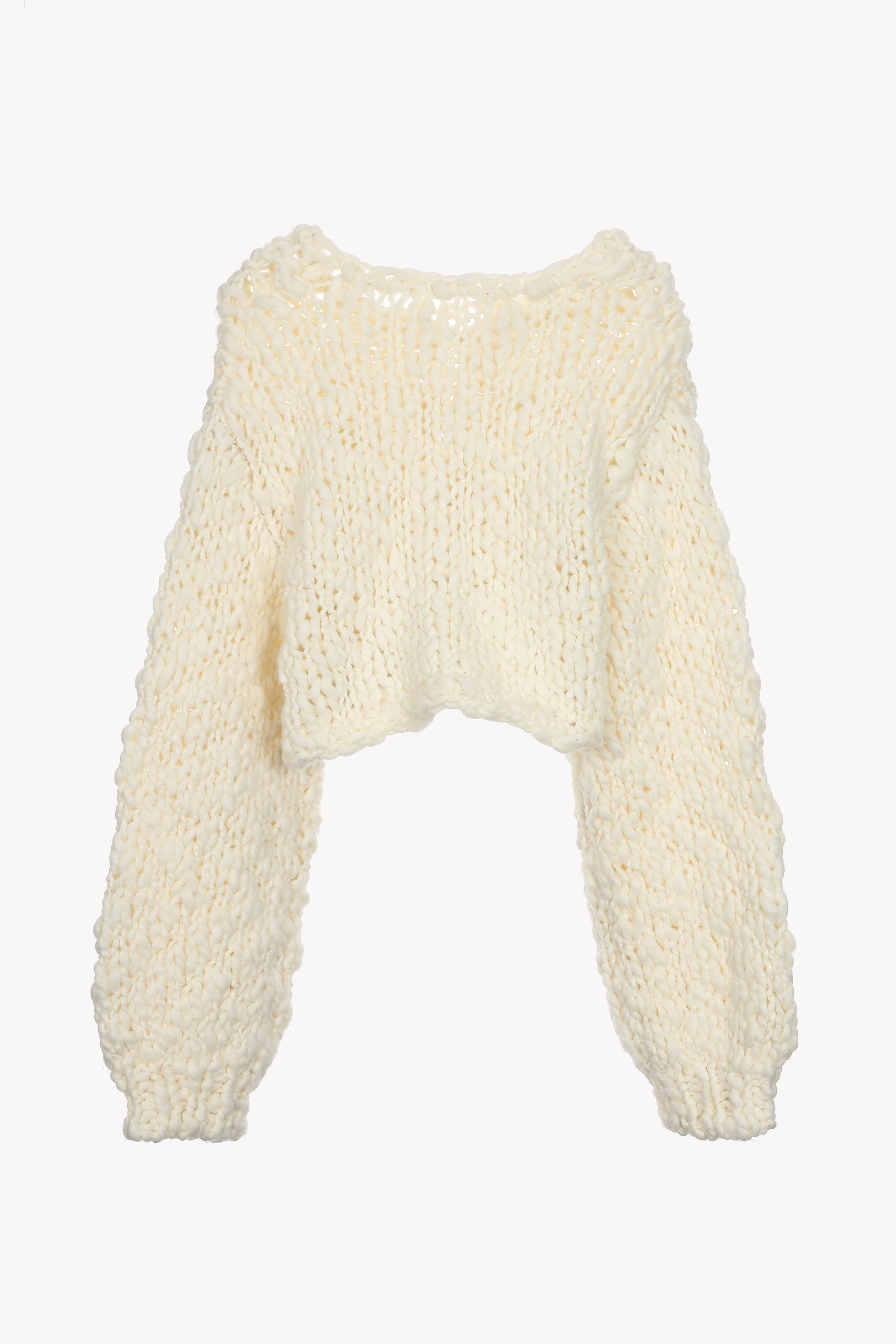 frill hand knit cardigan – Acka online store