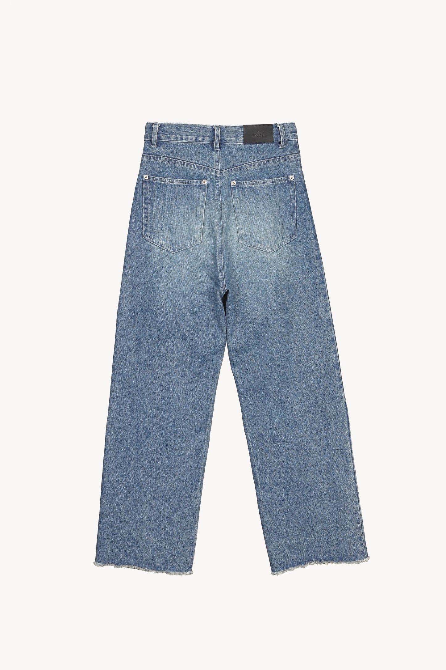 center line denim pants