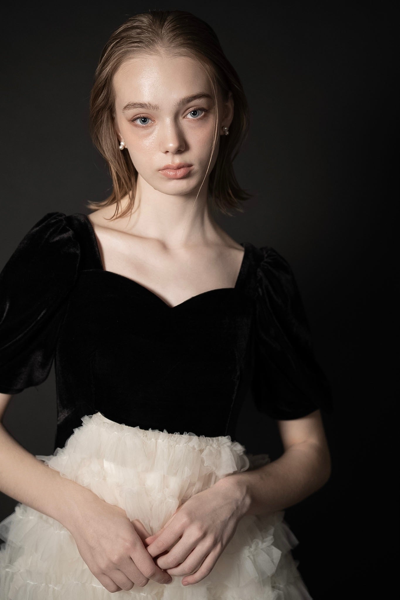 Édition］volume tulle tier dress – Acka online store
