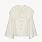 pleats collar blouse