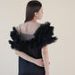 volume tulle dress