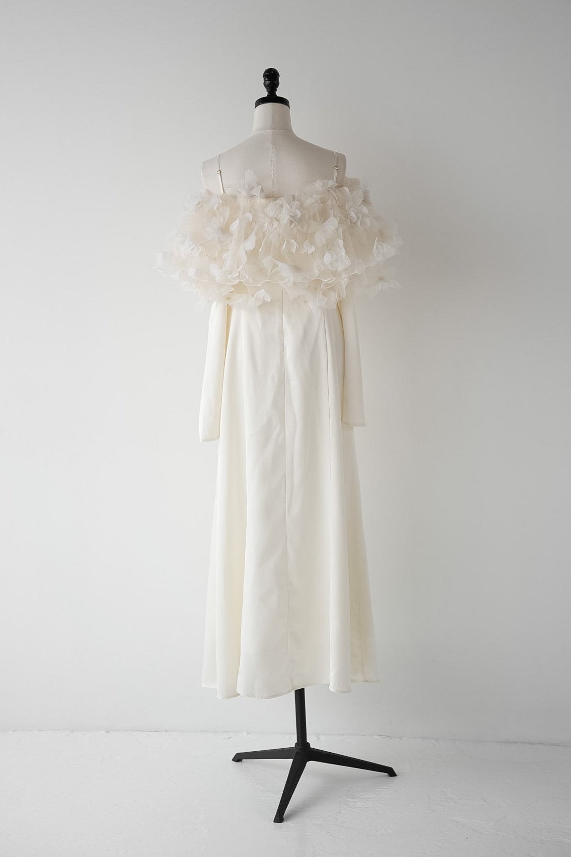 ［Édition］ flower motif tulle dress