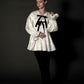 ［Édition］jacquard ribbon blouse