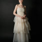 [Édition] veil tiered dress