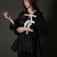［Édition］jacquard ribbon blouse