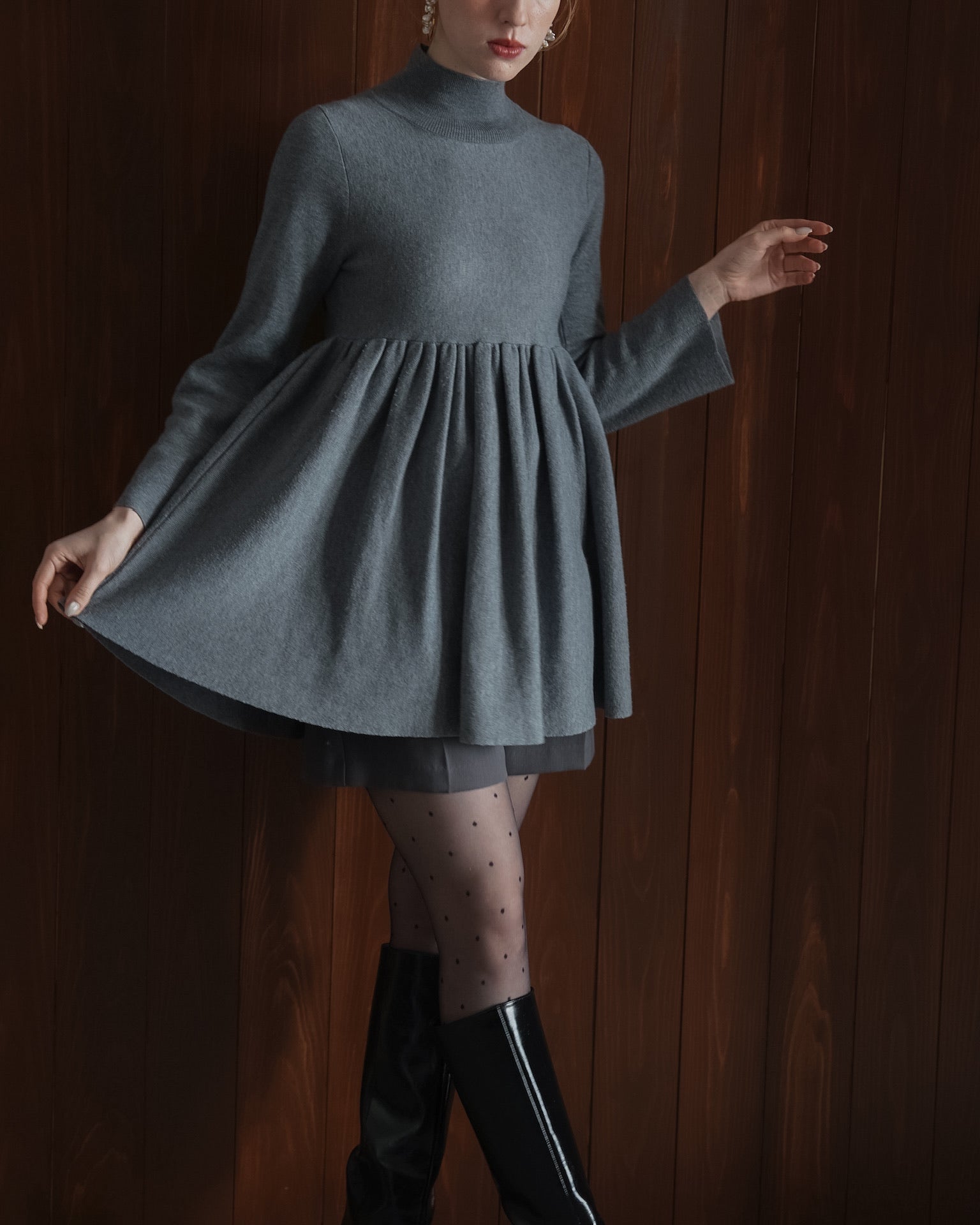 peplum knit tops – Acka online store