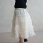 ［kids］tulle long skirt