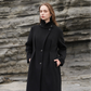 stand collar basic coat