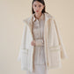 stand collar fringe coat