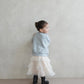 ［kids］tulle long skirt
