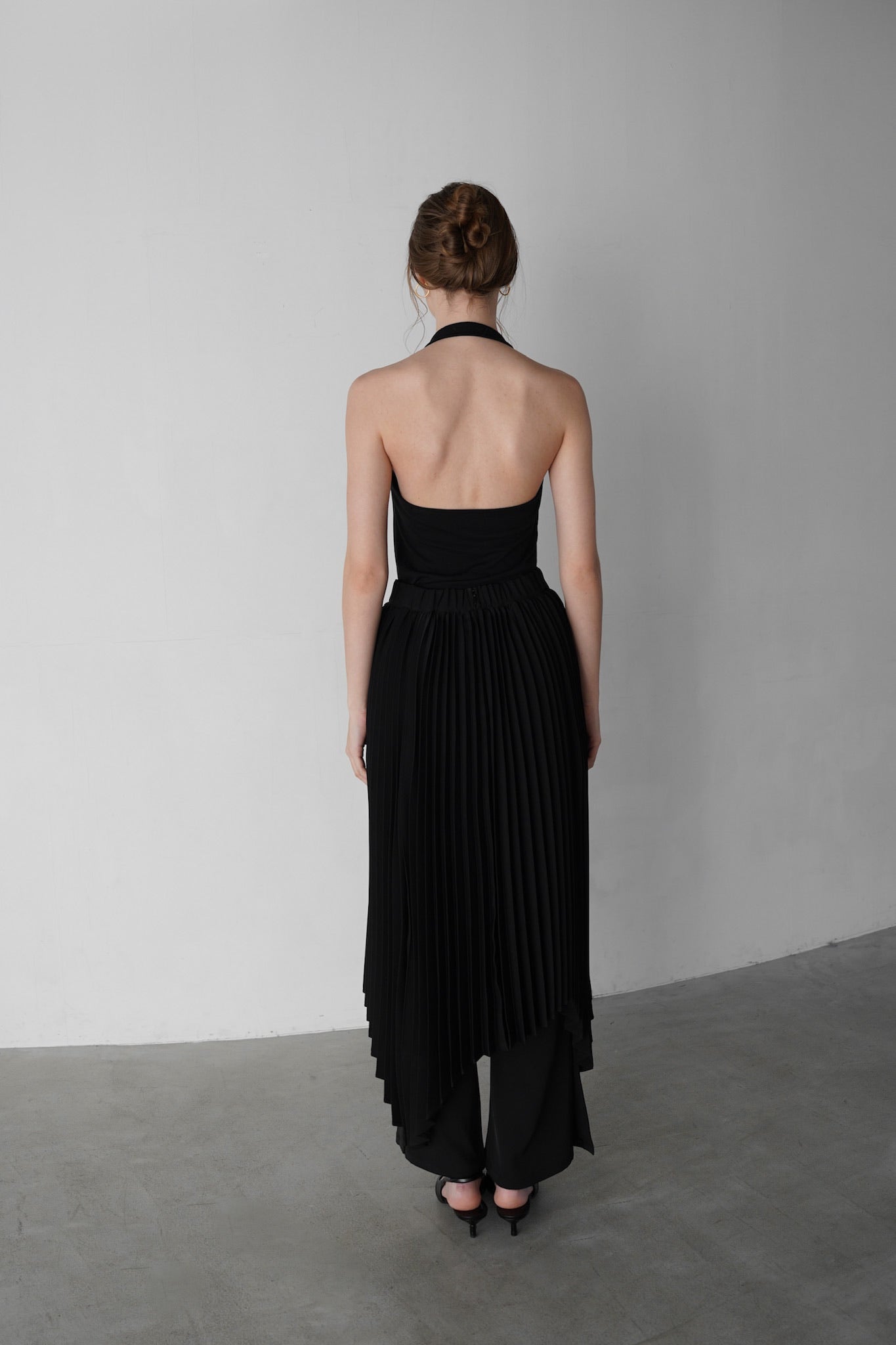 soft pleats skirt