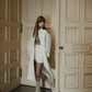 jacquard stand collar coat