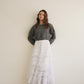 tulle long skirt