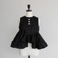 glitter tweed peplum tops