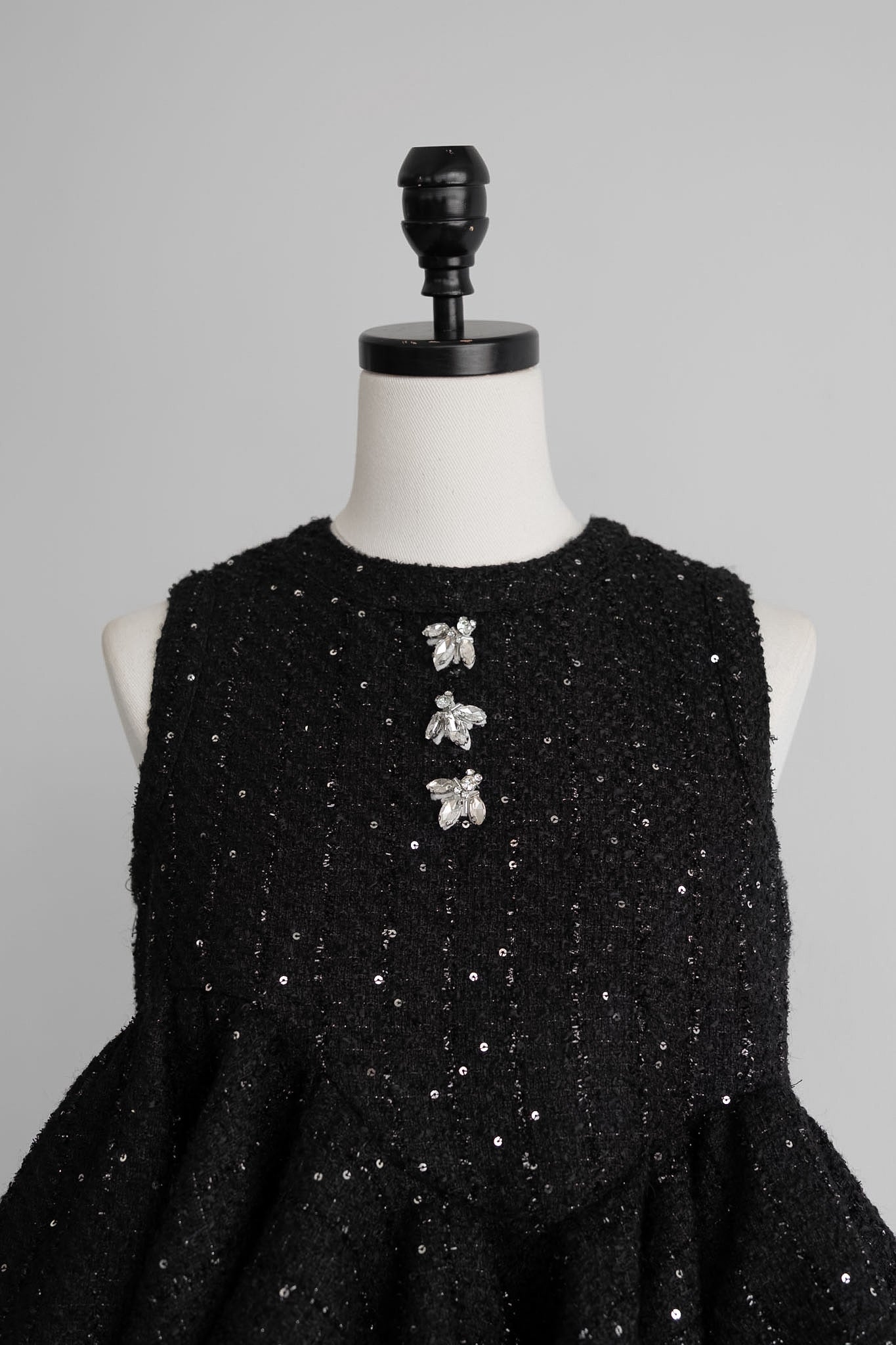glitter tweed peplum tops – Acka online store