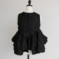 glitter tweed peplum tops