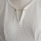 v neck lace knit one-piece