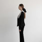 lace collar knit cardigan