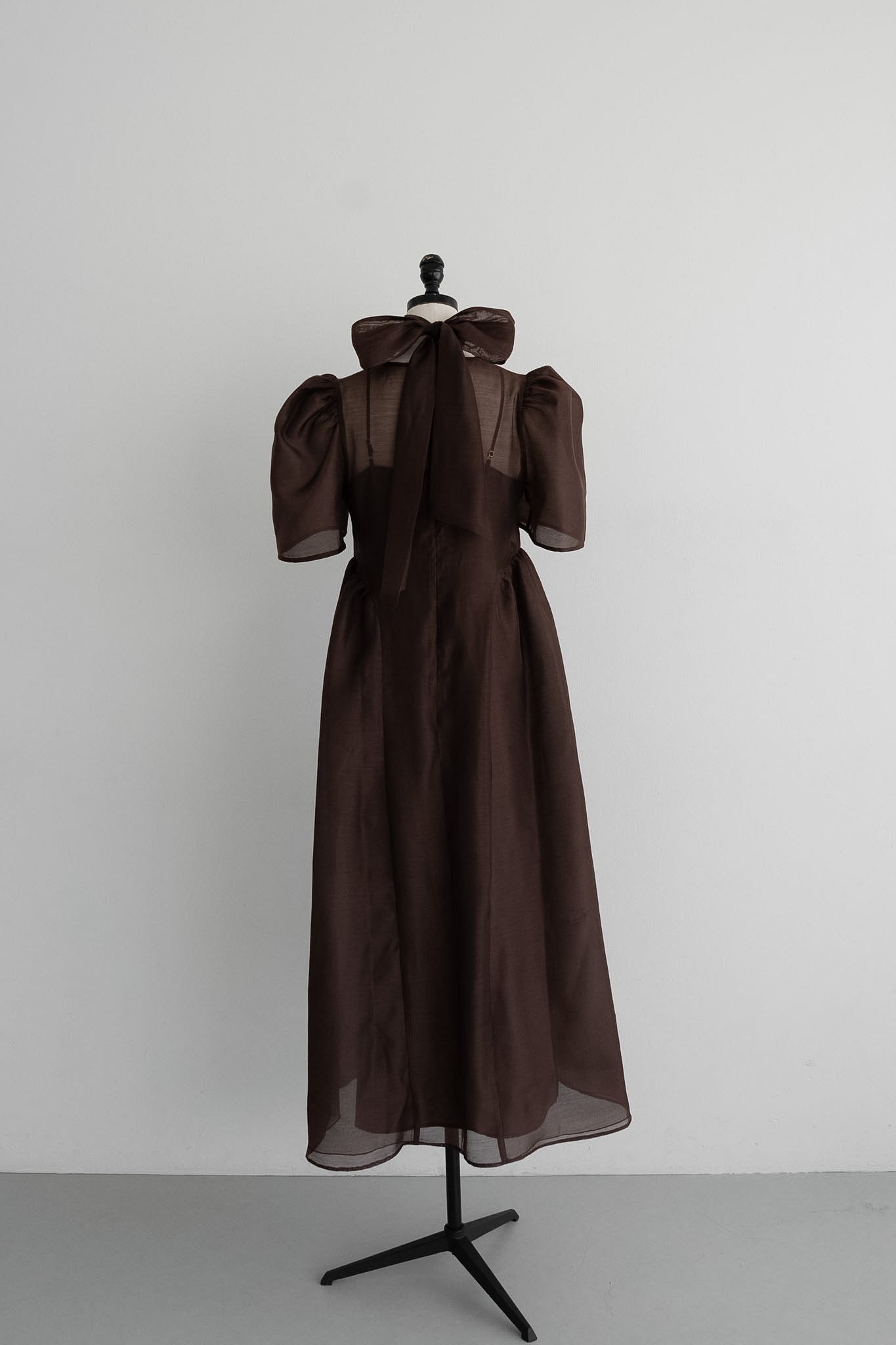 tulle choker flare dress