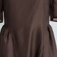 tulle choker flare dress