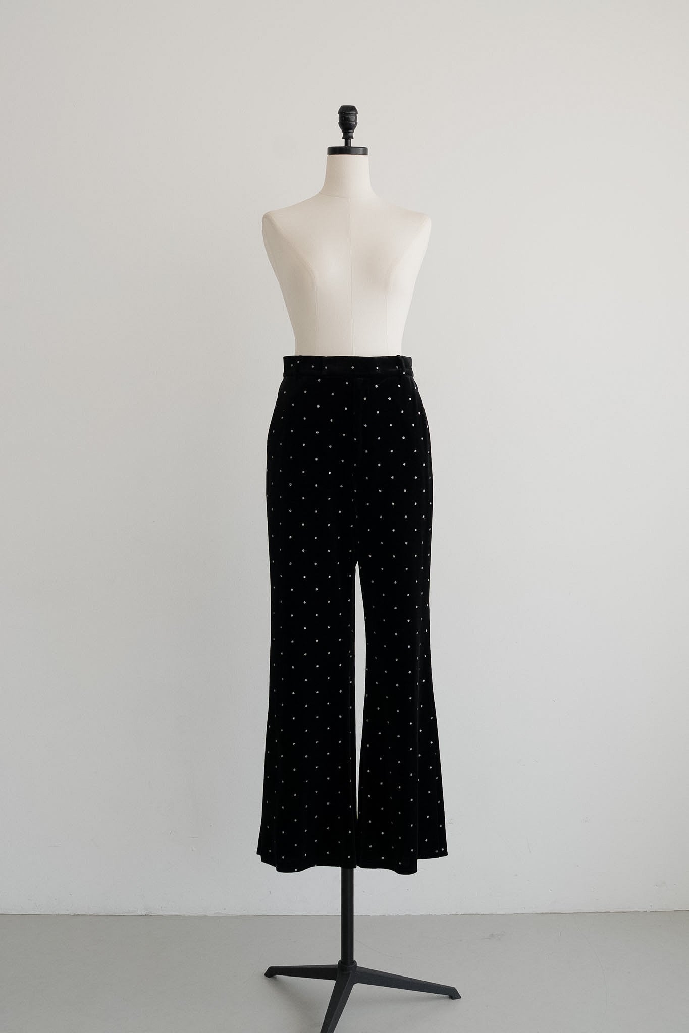 bijou dot velour pants