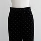 bijou dot velour pants