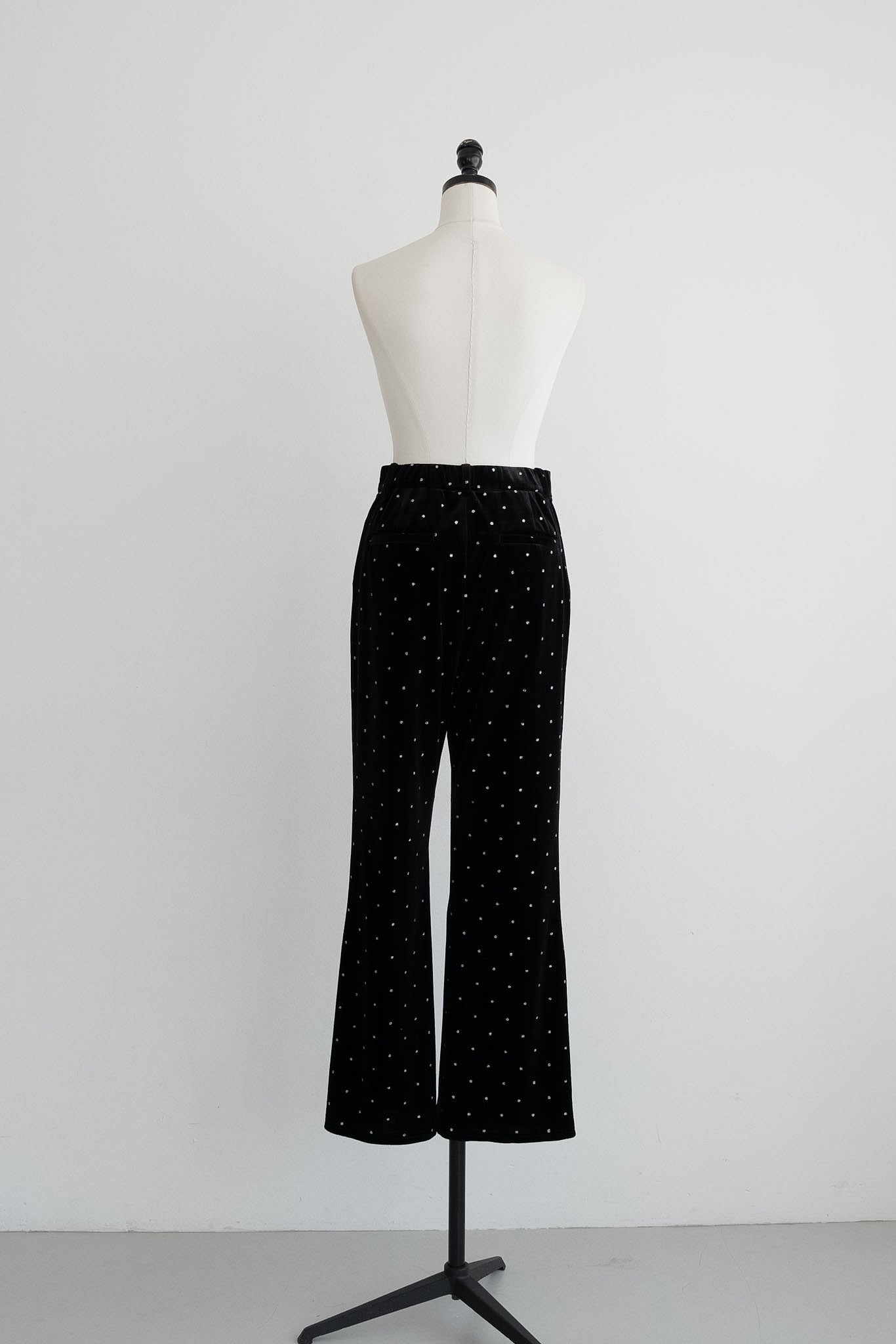 bijou dot velour pants