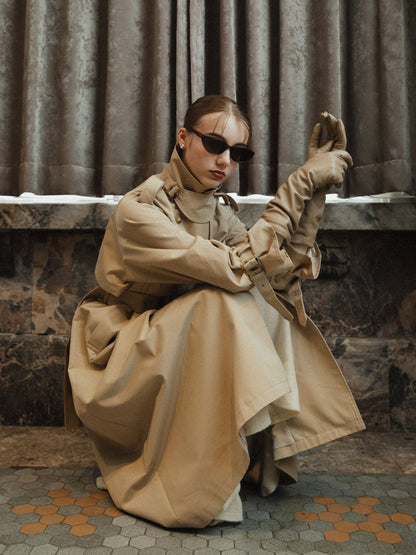 classic belted trench coat
