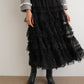 tulle long skirt