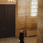 bijou dot velour frill dress