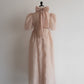 tulle choker flare dress