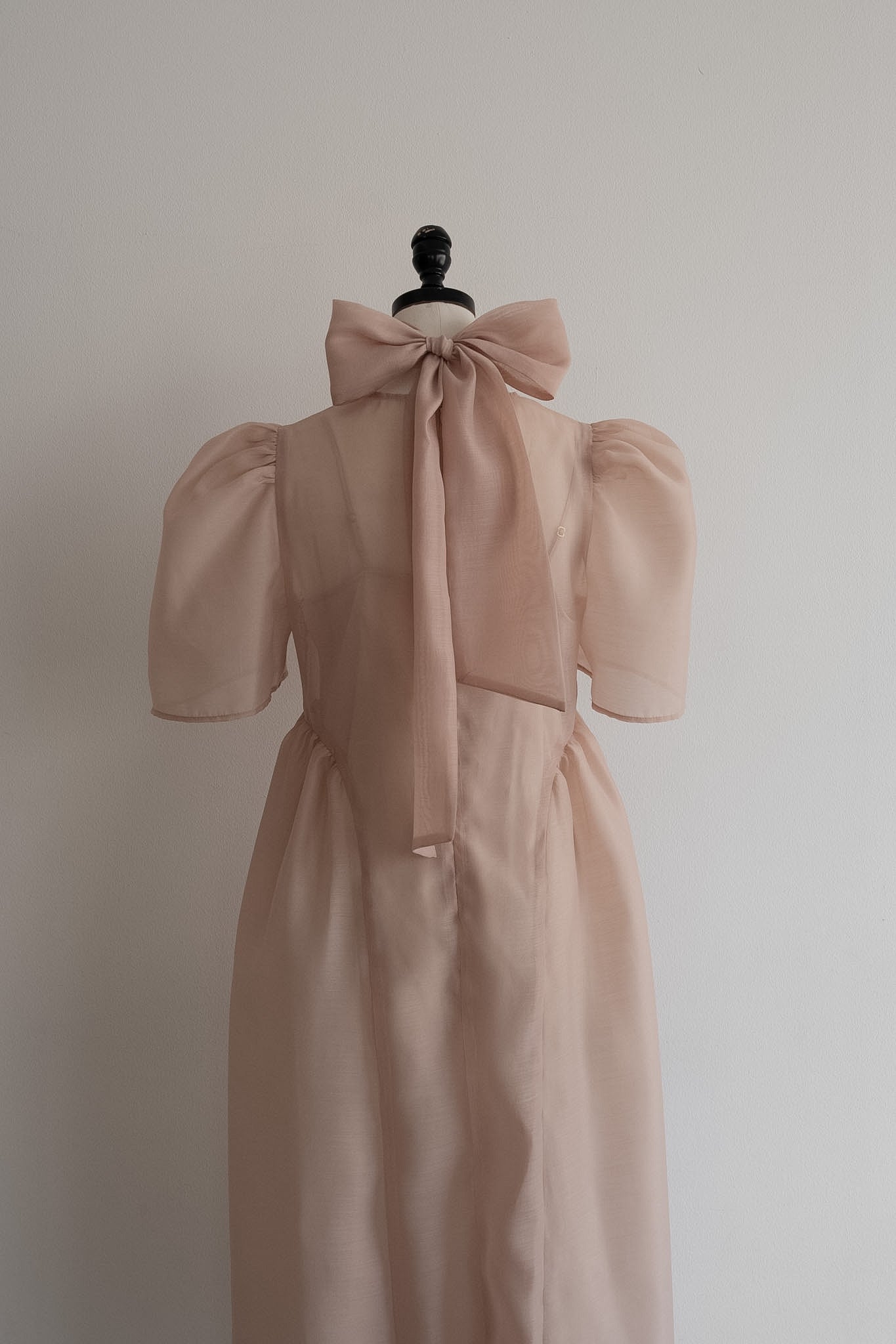 tulle choker flare dress
