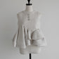 glitter tweed peplum tops