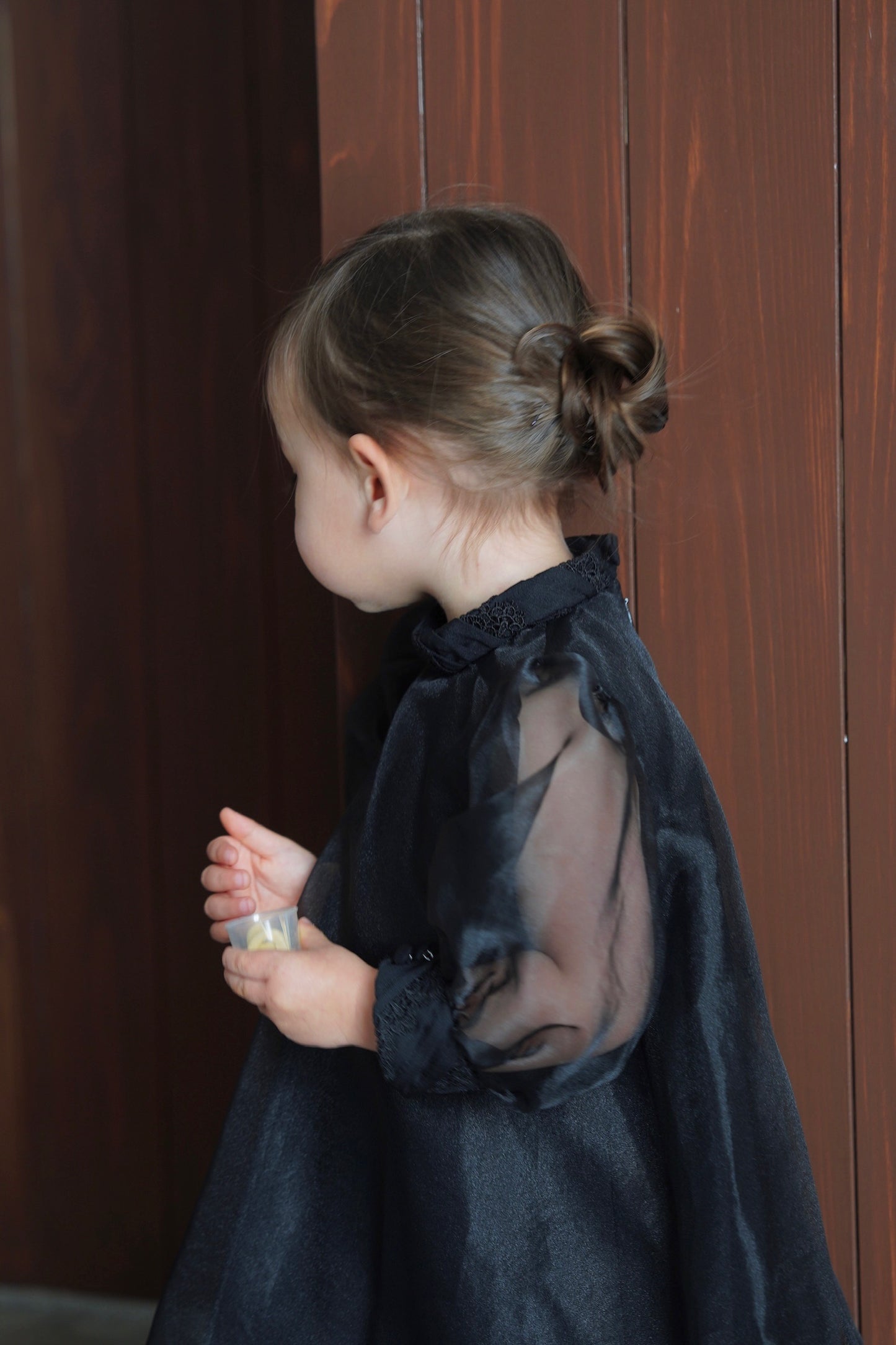 ［kids］sheer over one-piece