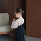 ［kids］sheer puff dress