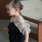 ［kids］sheer puff dress