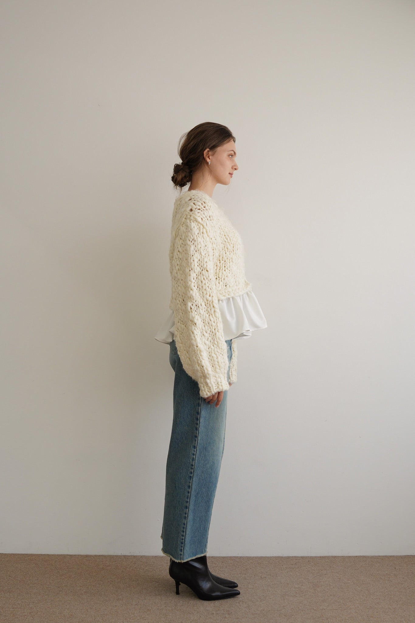 center line denim pants