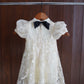 ［kids］lace flare dress