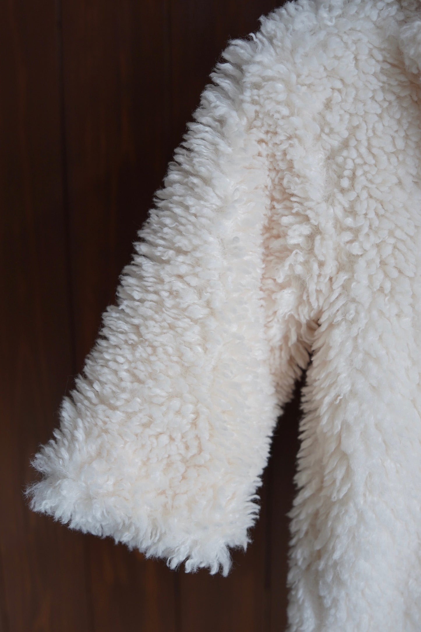 ［kids］poodle boa long coat