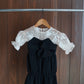 ［kids］sheer puff dress