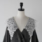lace collar knit cardigan