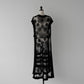 flower lace sheer vest