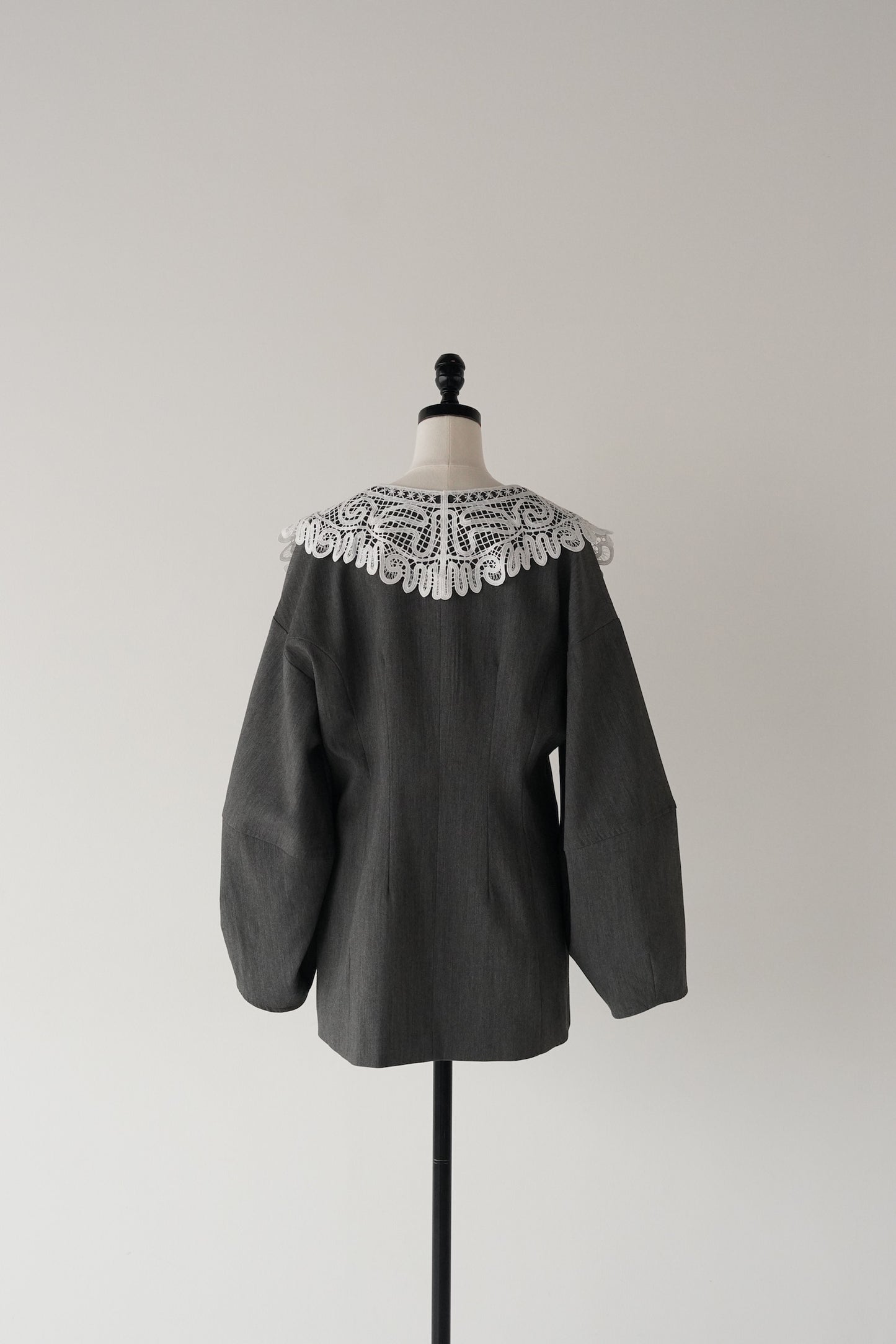 lace collar jacket