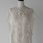 flower lace sheer vest