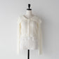 lace hem cable knit
