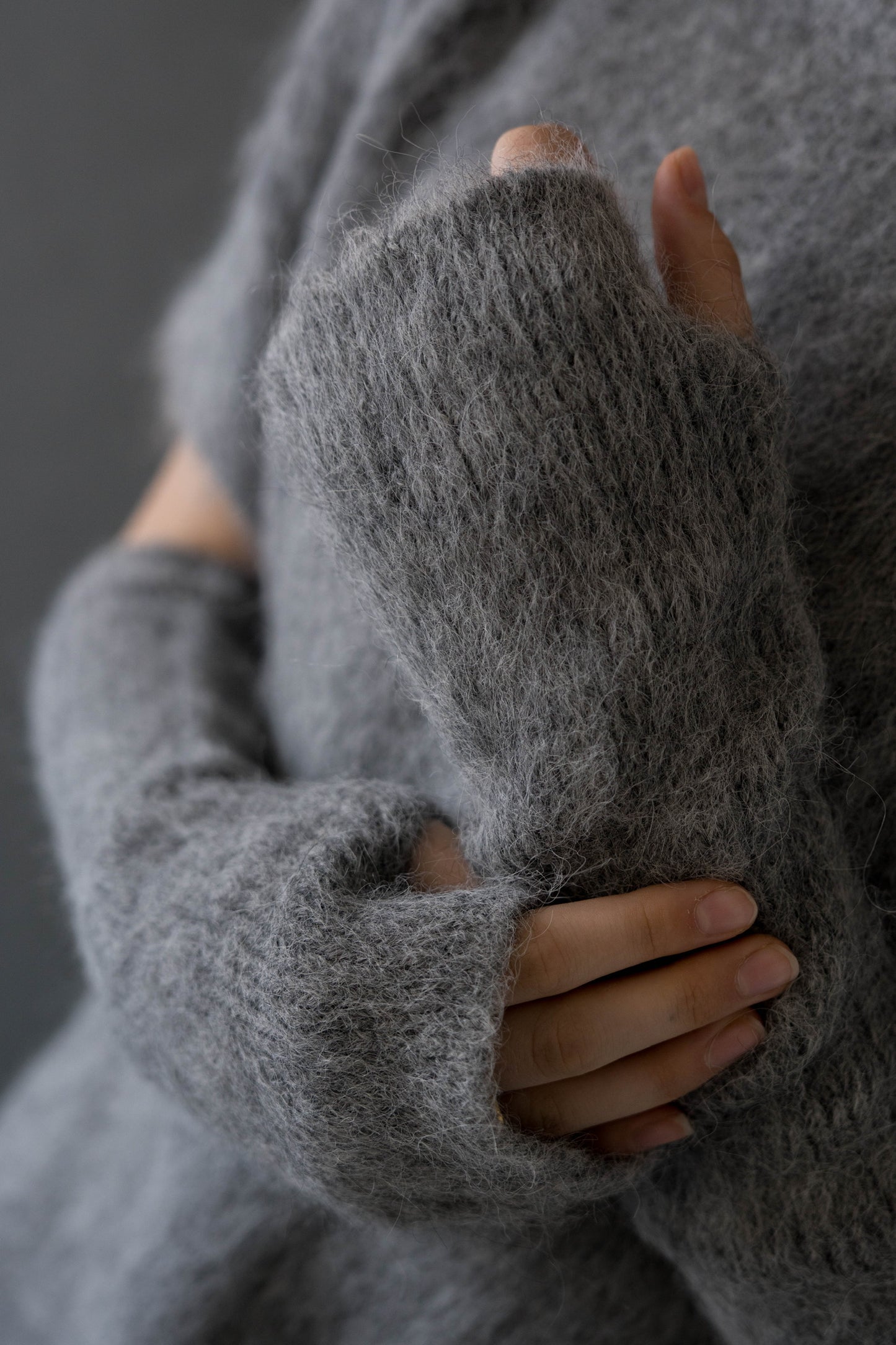 soft mohair knit