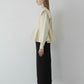 peplum zip knit tops